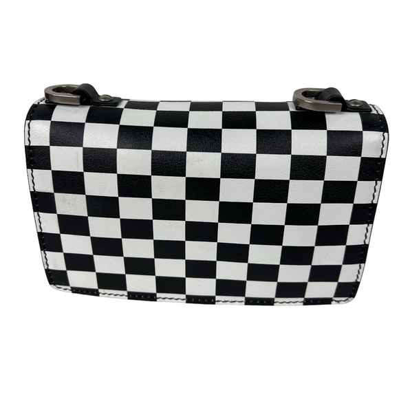 Christian Dior J’Adior Check Black White Checkered Flap Leather Bag - Picture 3 of 11